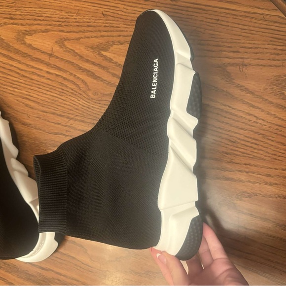 Balenciaga Speed LT logo-print stretch-knit high-top - Picture 2 of 5